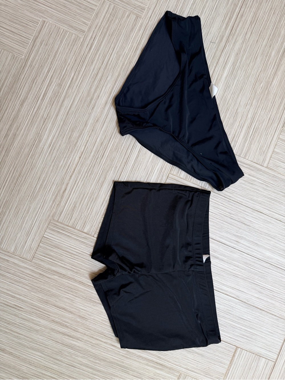Two Women’s Black Swim Bottoms - Bikini and Swim Shorts